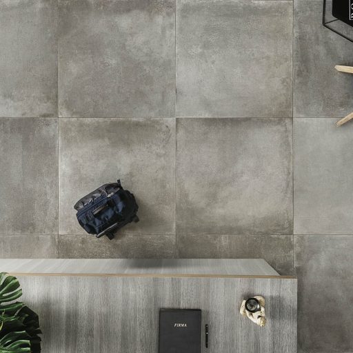 Essential Mud Porcelain Stone Effect Tile Roomset