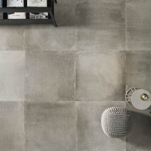 Essential Taupe Porcelain Stone Effect Tile Roomset
