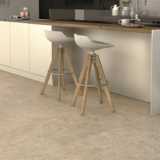Roxx Beige Stone Effect Rectified Porcelain Multisize Roomset