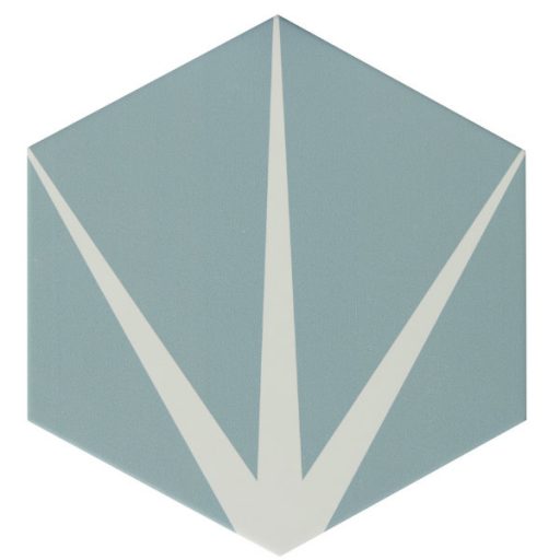 Lily Pad Collection Hexagon Porcelain Tiles Studio Tiles