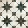 Theta Black Tile Individual Vintage Tile