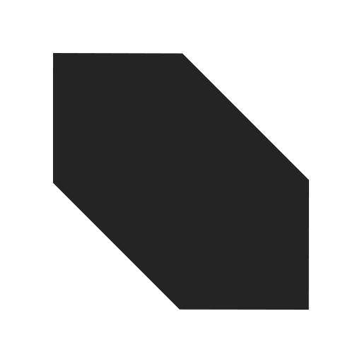 Victorian Black - Hexagon 151x75x53