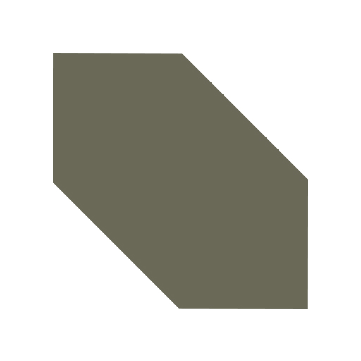 Victorian Green - Hexagon 151x75x53