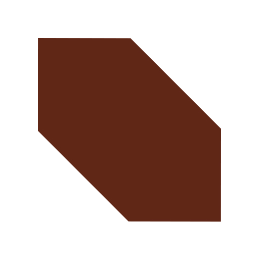 Victorian Red - Hexagon 151x75x53