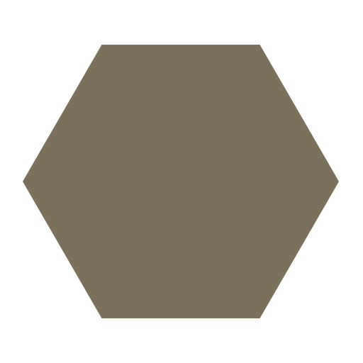 Victorian Regency Bath - Classic Hexagon 127x127