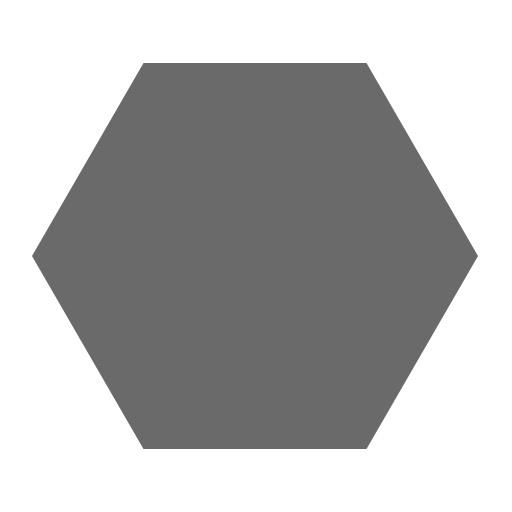 Victorian Revival Grey - Classic Hexagon 185x185