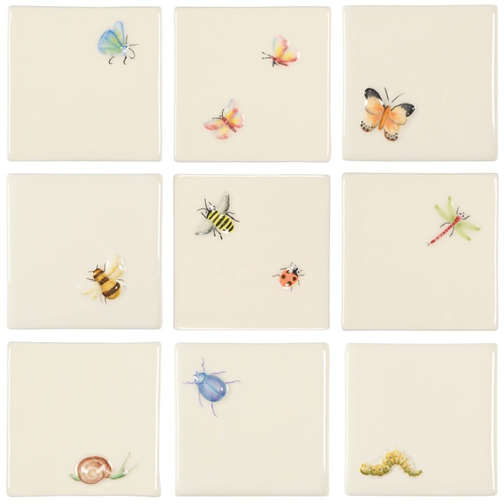 Classic Hand Painted Bugs