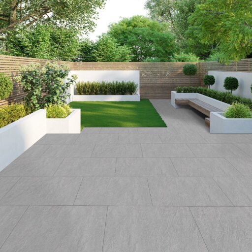 Alternative view of Quartz Paver Grey